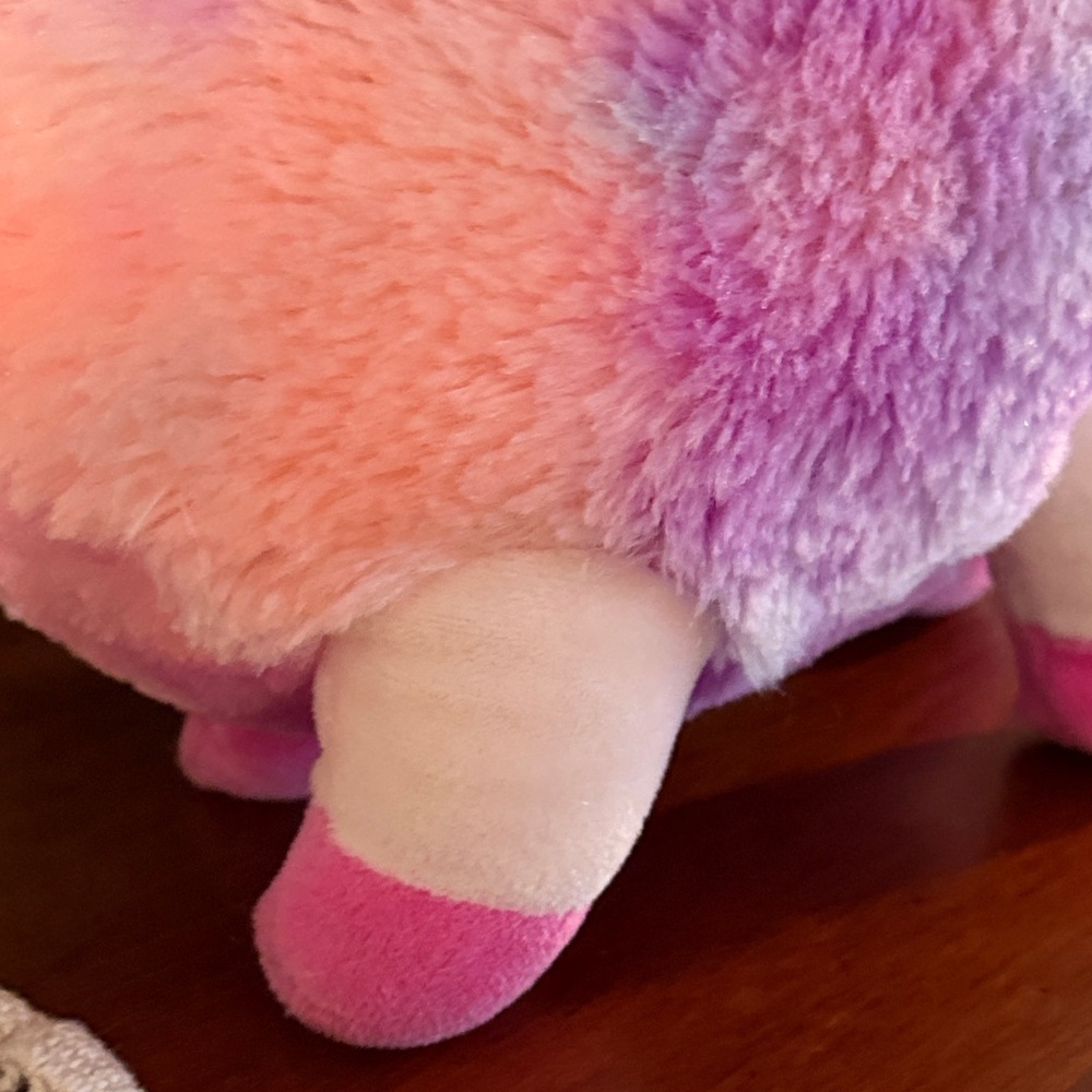 Plush Rainbow Llama Stuffed Animal - Picture 9 of 10